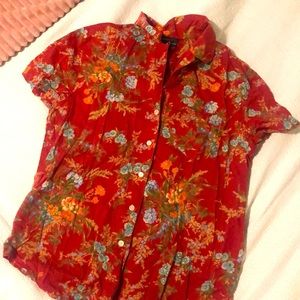 vintage button down shirt